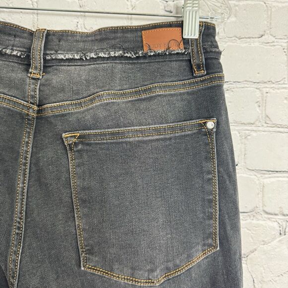 Judy Blue Womens Ashland High Rise Slim Bootcut Denim Jeans Black Wash Size 16W - Picture 9 of 15